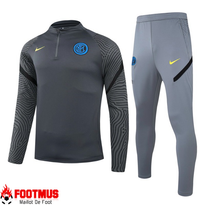 Jeu De Ensemble Survetement De Foot Inter Milan Enfant Bleu Noir