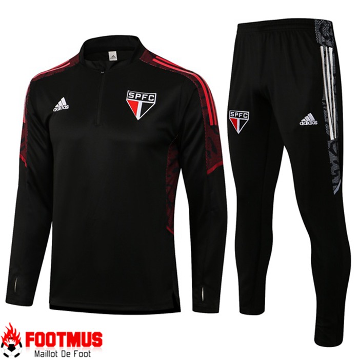 Jeux De Ensemble Survetement De Foot Veste Sao Paulo Fc Jaune