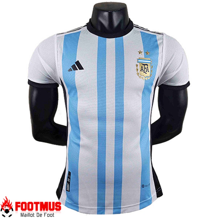 Les Plus Beaux Maillot De Foot Argentine Player Edtion Bleu Blanc Coupe