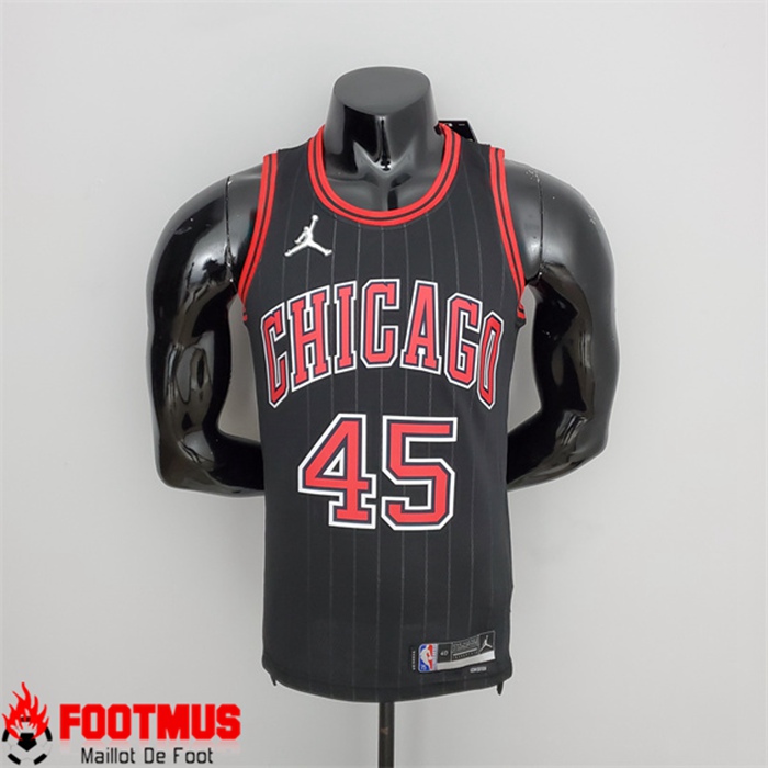 Site Maillot Chicago Bulls Jordan Noir Th Anniversary