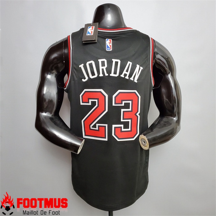 Soldes Maillot Chicago Bulls Jordan 23 Noir