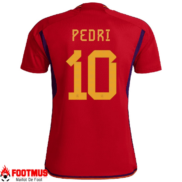 Acheter Maillot De Foot Espagne Pedri Coupe Du Monde