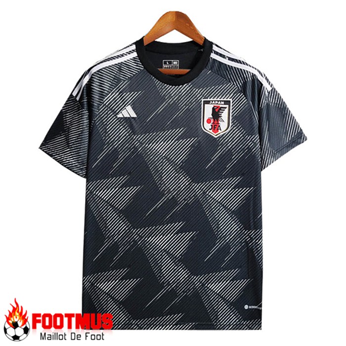 Cr Er Maillot Equipe Foot Japon Noir Pas Chere