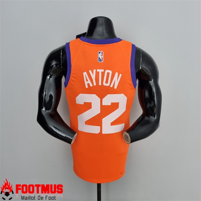 75th Anniversary AYTON#22 Phoenix Suns Jordan Theme Orange NBA