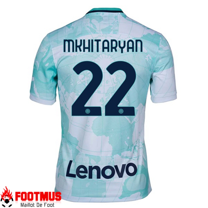 Plus Beau Maillot Inter Milan (MKHITARYAN #22) 2022/2023 Exterieur Pas Cher