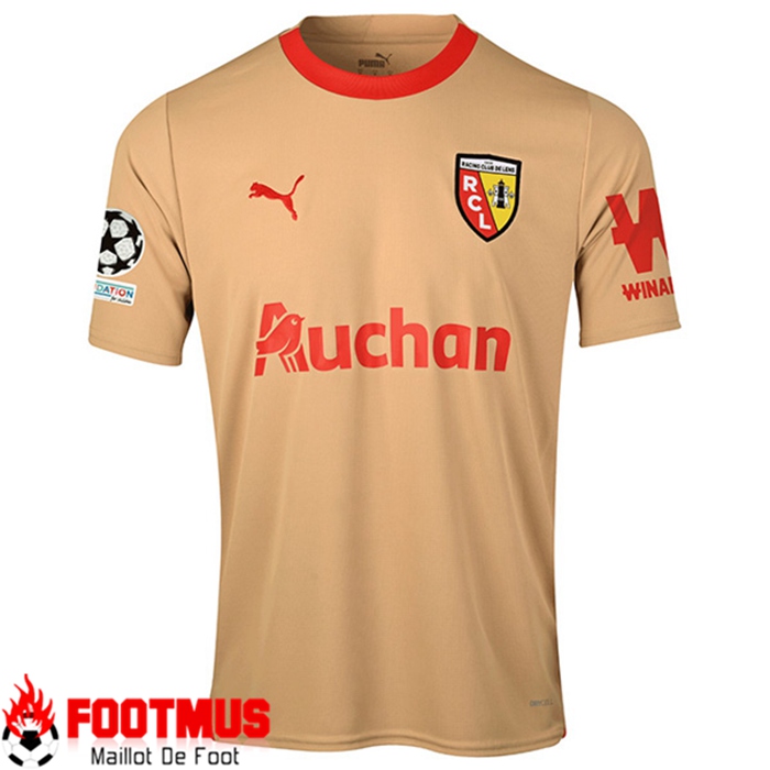 Numero Maillot RC Lens European 2023 2024 Pas Cher