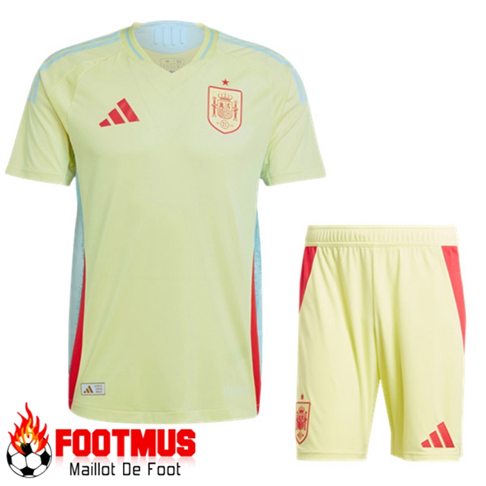 Solde Ensemble Maillot Espagne Exterieur + Short 2024/2025 Moins Cher