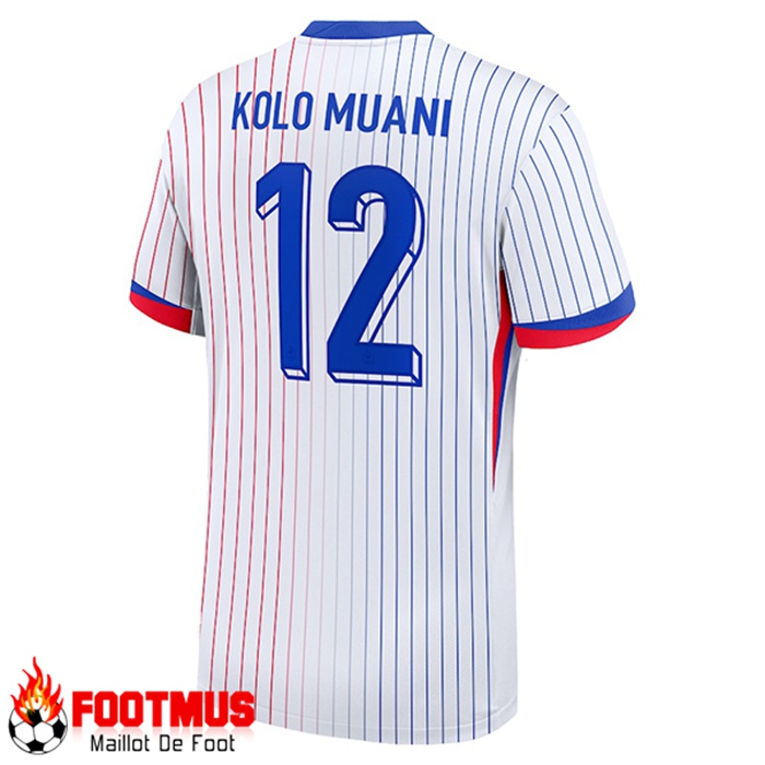 Grossiste Maillot Equipe Foot France (KOLO MUANI 12) Exterieur 2024/