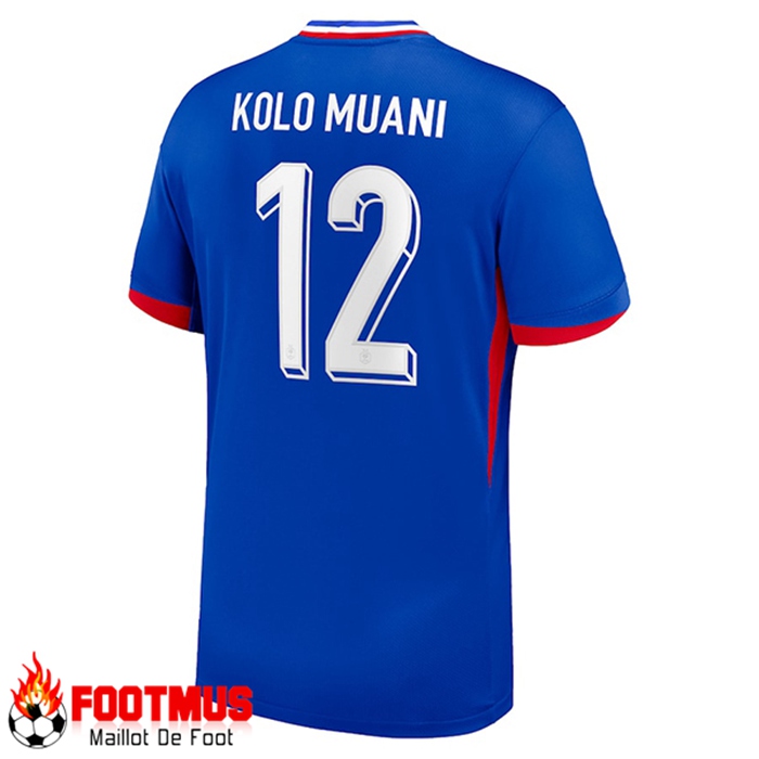 Solde Maillot Equipe Foot France (KOLO MUANI 12) Domicile 2024/2025